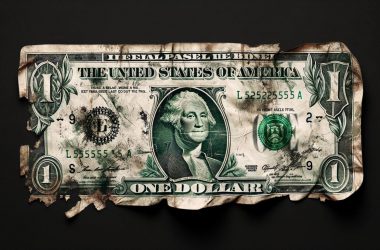 a battered US dollar