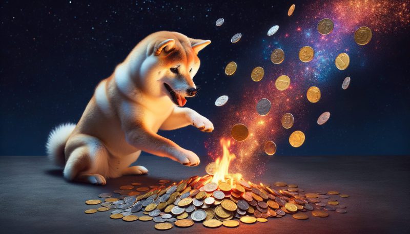 Shiba Inu burning coins