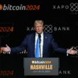 Trump speaking at Bitcoin conference