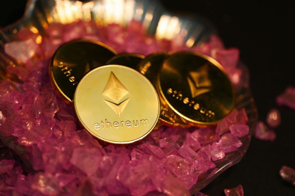 Ethereum tokens on the table