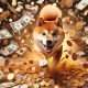 shiba inu running money