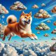 Dogecoin sky clouds