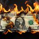 us dollar on fire