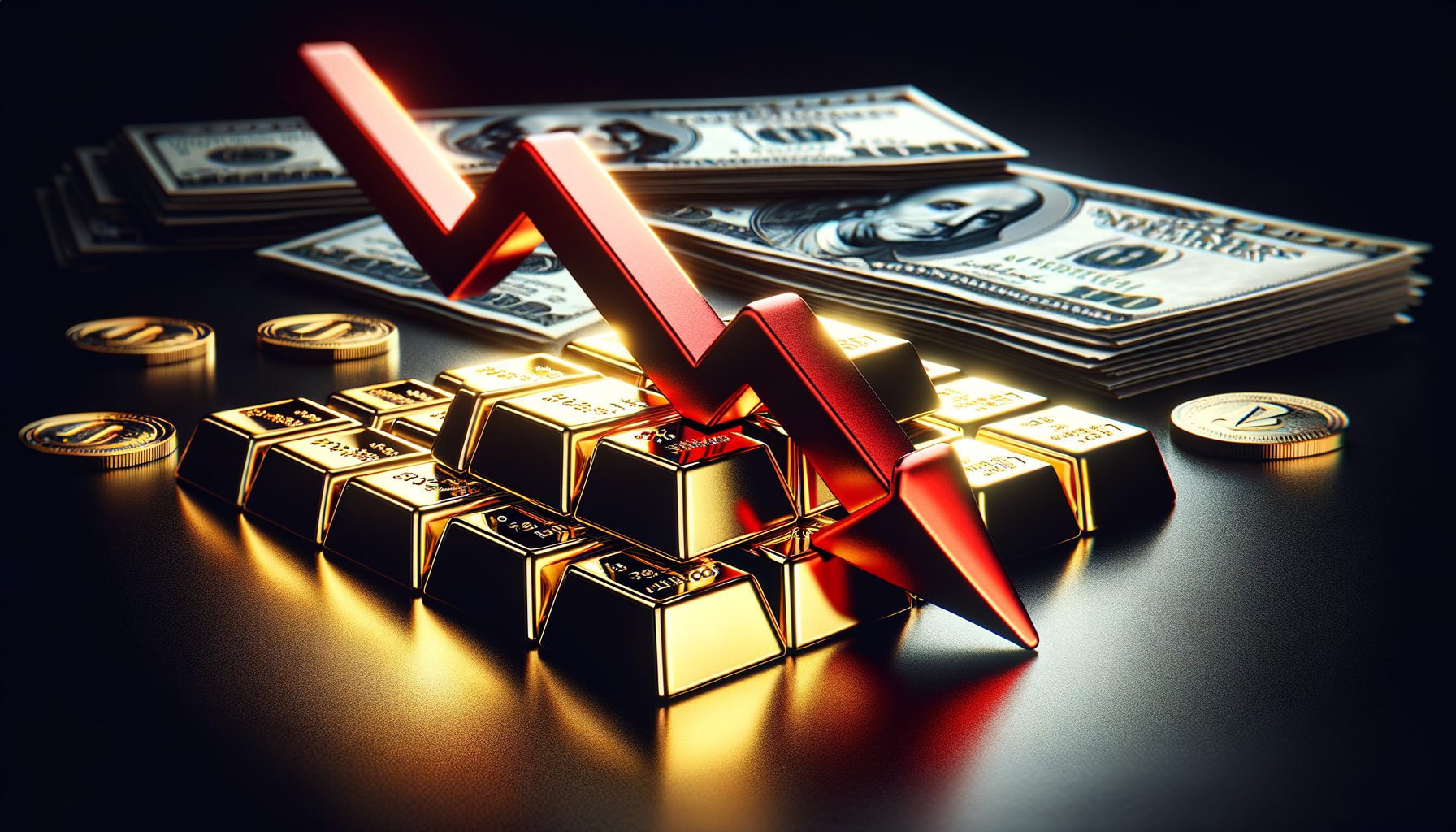 Gold Drops 2% as Dollar Surges: Fed Rate Decision Shakes Markets!