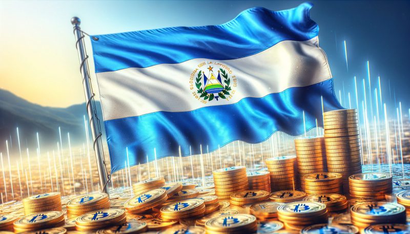 el salvador flag bitcoin