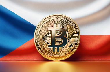 Czech Republic Flag Bitcoin BTC