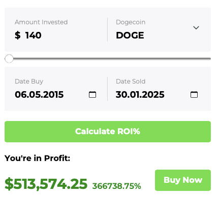 DOGE ROI