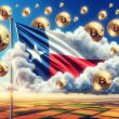 Texas Flag and Bitcoin