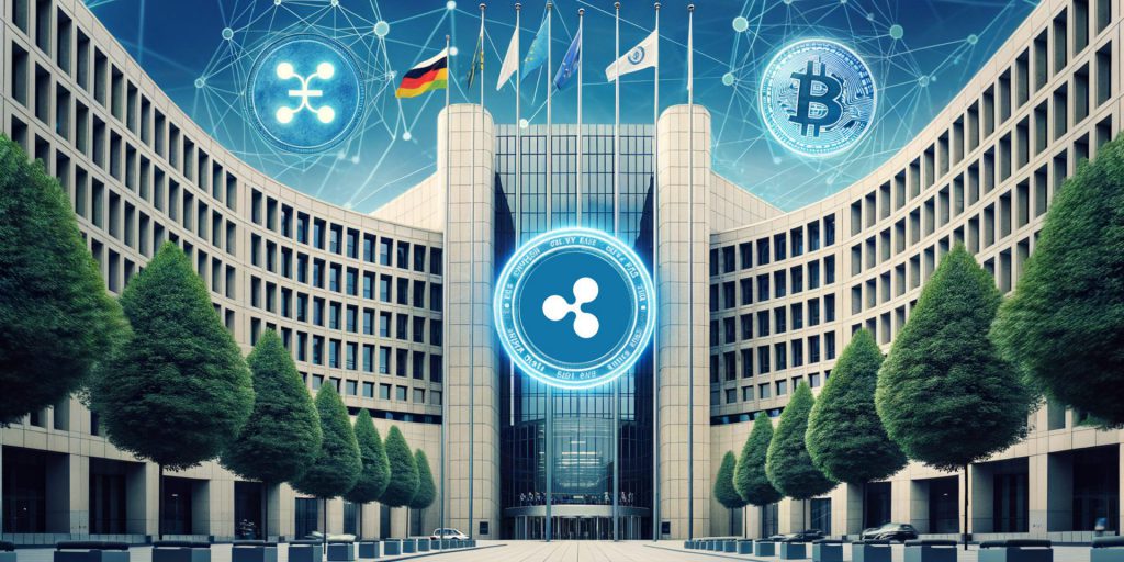 SEC headquarters with Ripple