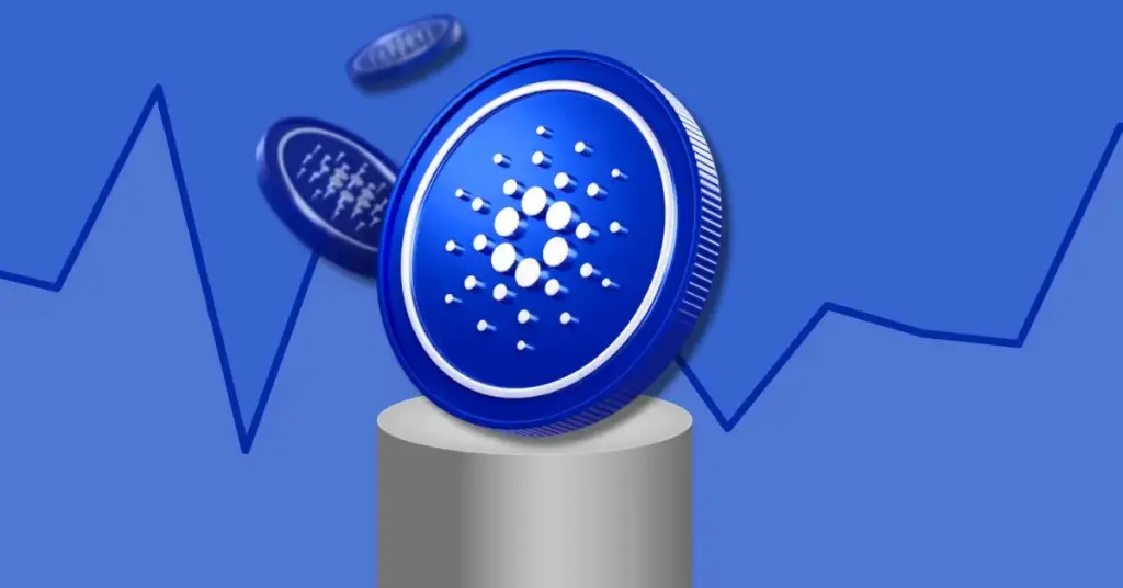 cardano blue background