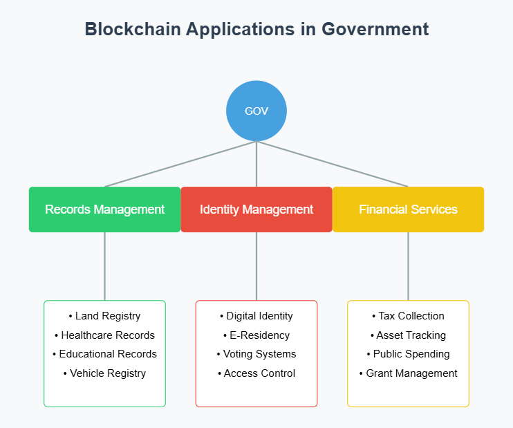 potential blockchain applications successful  government