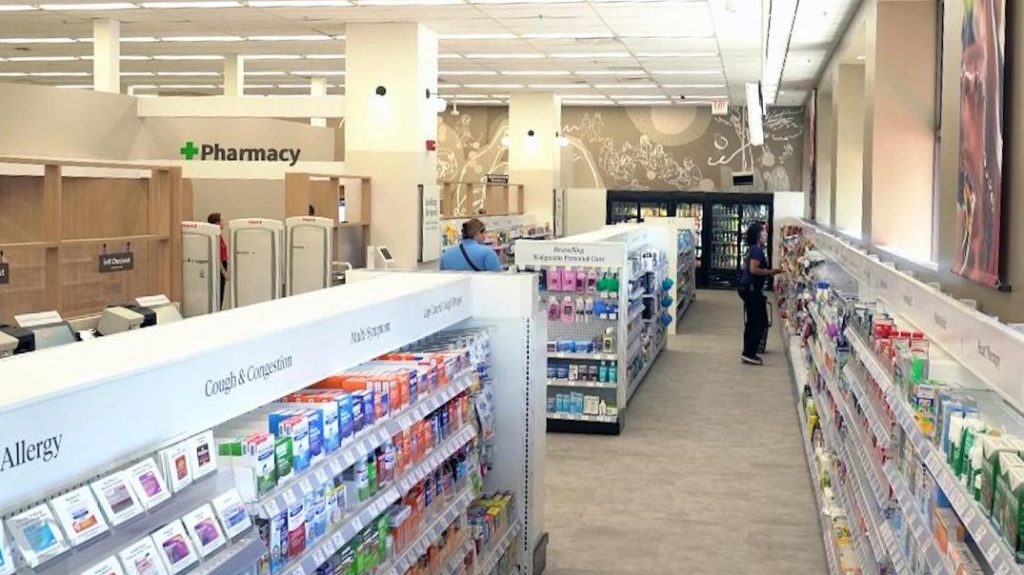 Walgreens pharmacy inside view