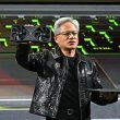 Jensen Huang presenting RTX Blackwell