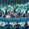 Stock market boom with investors spending money