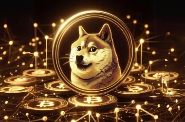 Dogecoin Bitcoin Background