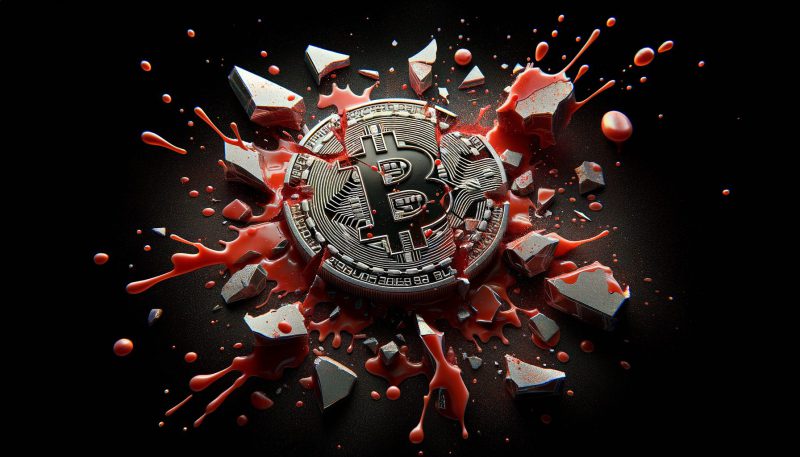 Bitcoin smashed to pieces