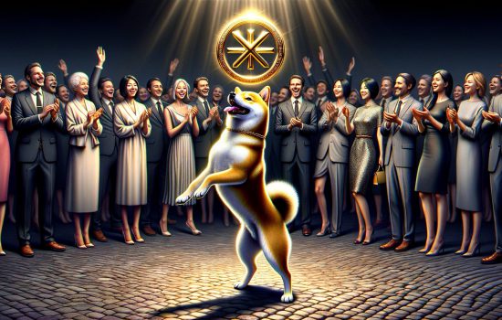 Shiba Inu Golden Cross dance