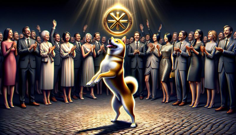 Shiba Inu Golden Cross dance