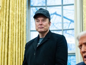 Tesla CEO Elon Musk and US President Donald Trump