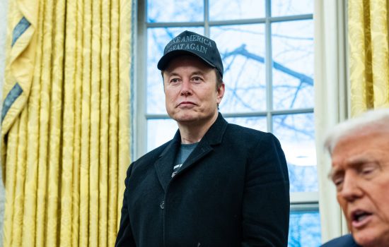 Tesla CEO Elon Musk and US President Donald Trump