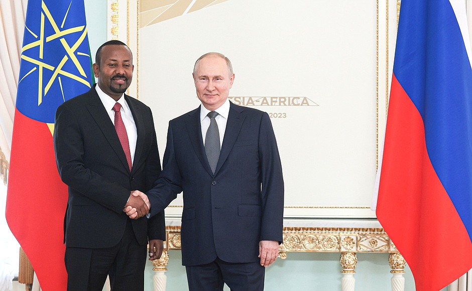 Ethiopia Taye Atske Selassie President Russia Vladimir Putin