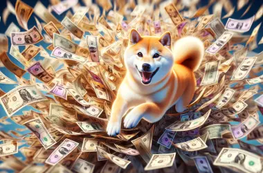 shiba inu flying