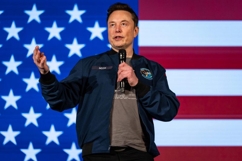 Elon Musk USA Flag