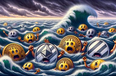 cryptocurrency drowning sea