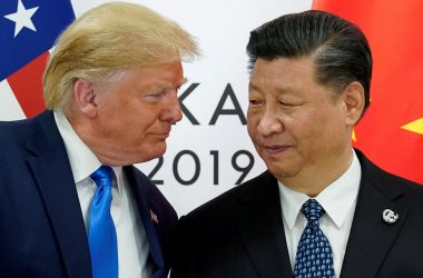 Xi Jinping and Donald Trump