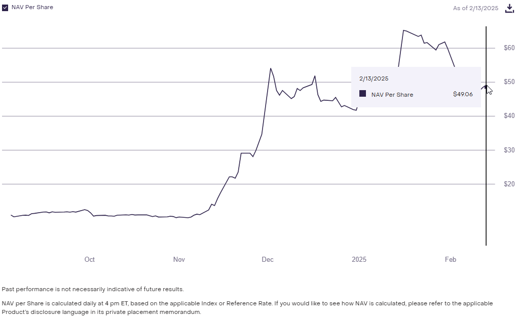 XRP Trust performance