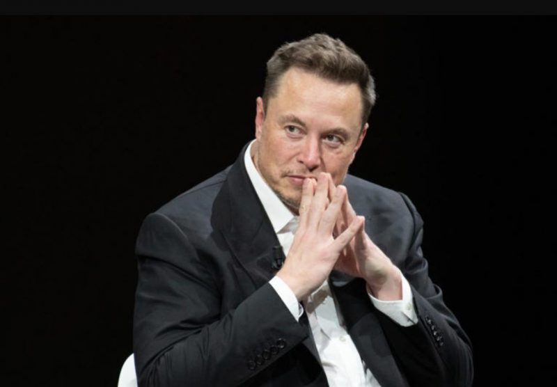 Musk contemplating