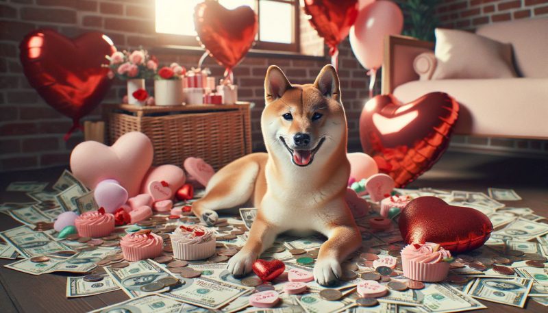 SHIBA INU VALENTINES DAY