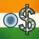 Indian flag with US dollar symbol overlaid representing India's currency policy