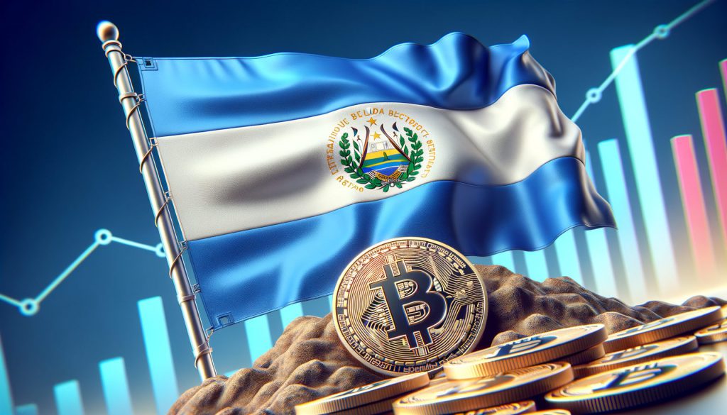 El Salvador Flag Bitcoin