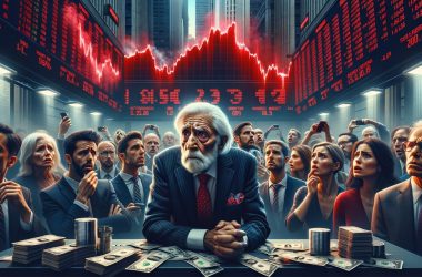 Wall Street during market crash