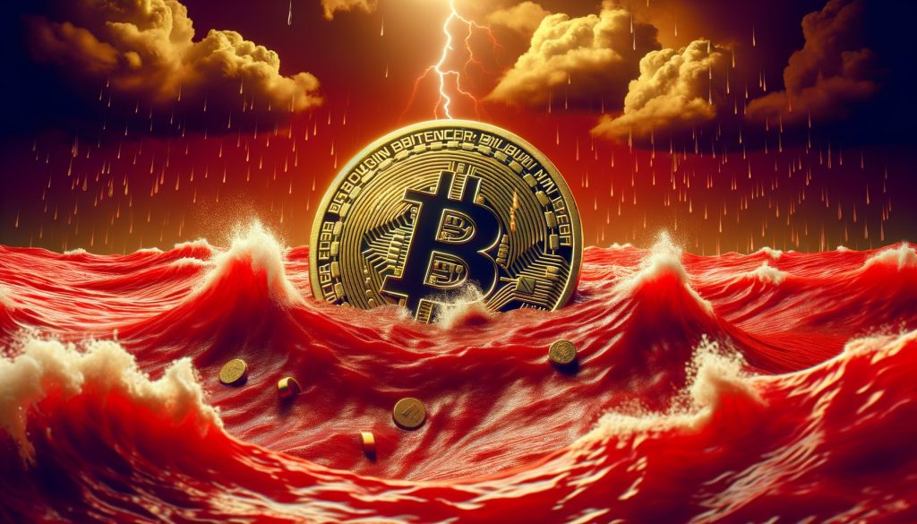 bitcoin btc red