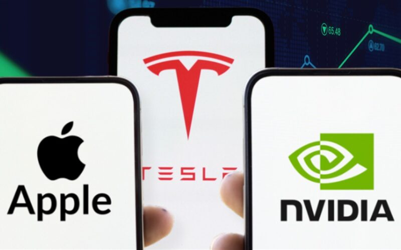 apple tesla nvidia stocks