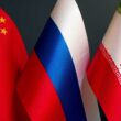 China Russia Iran flags