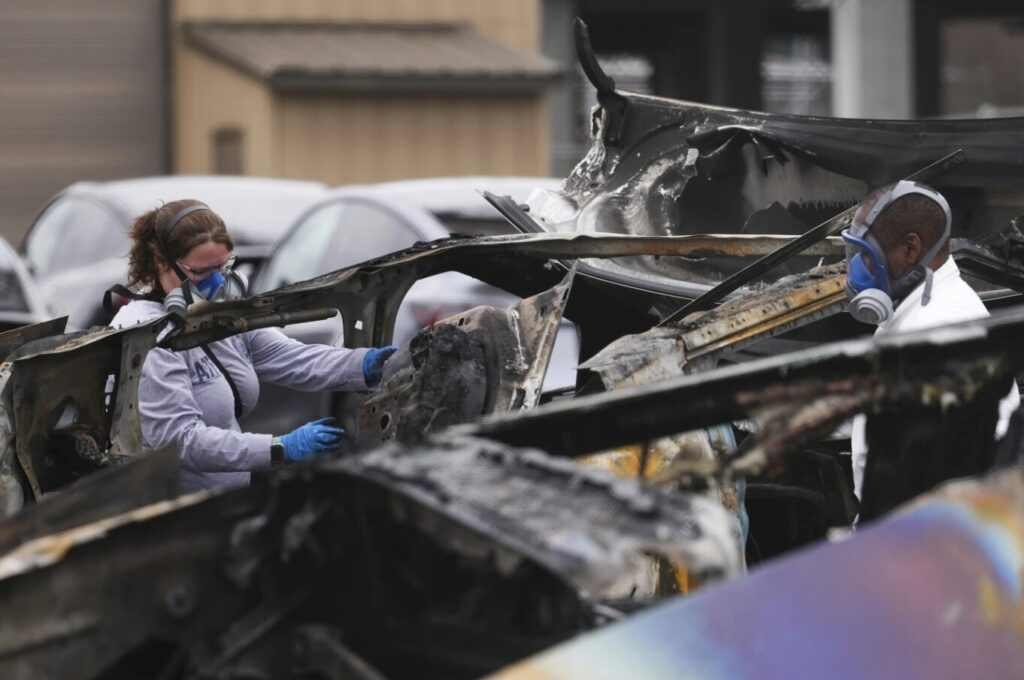 cybertruck melted Tesla