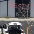 Tesla headquarters vandalised