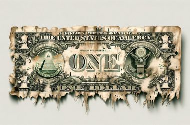 Tattered US Dollar