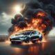 TSLA burning