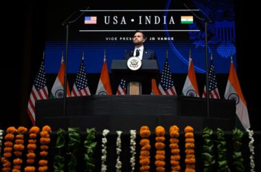 US Vice President JD Vance Meets With India PResident Modi