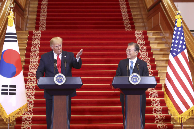 US President Donald Trump Meeting With South Korea