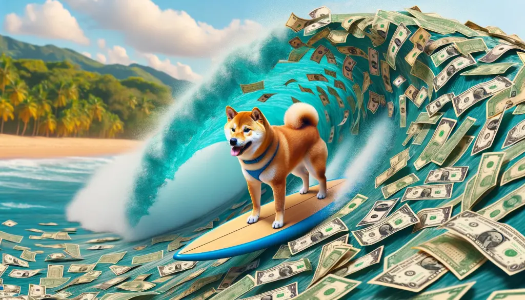shiba inu water