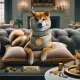 shiba inu millionaire hyperealistic