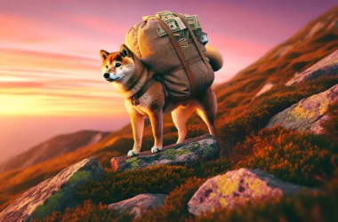 Shiba Inu carrying money