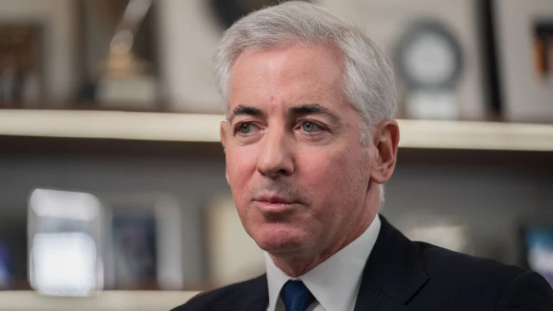 Bill Ackman speaking at economic forum about tariff concerns