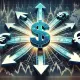 Dollar symbol with directional arrows pointing to euro and other currency symbols