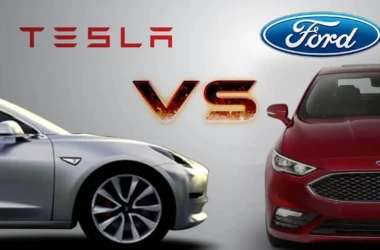 tesla vs ford